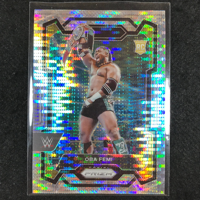 2024 Prizm WWE OBA FEMI Rookie Base Vertical Pulsar /499 #199