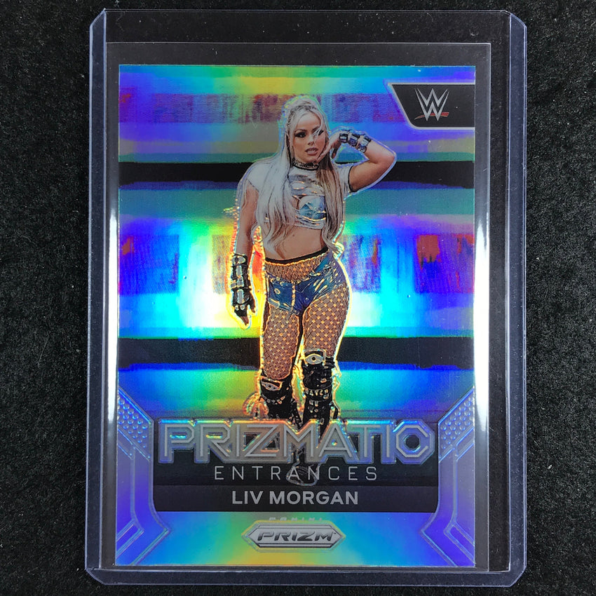 2024 Prizm WWE LIV MORGAN Prizmatic Entrances Silver #9