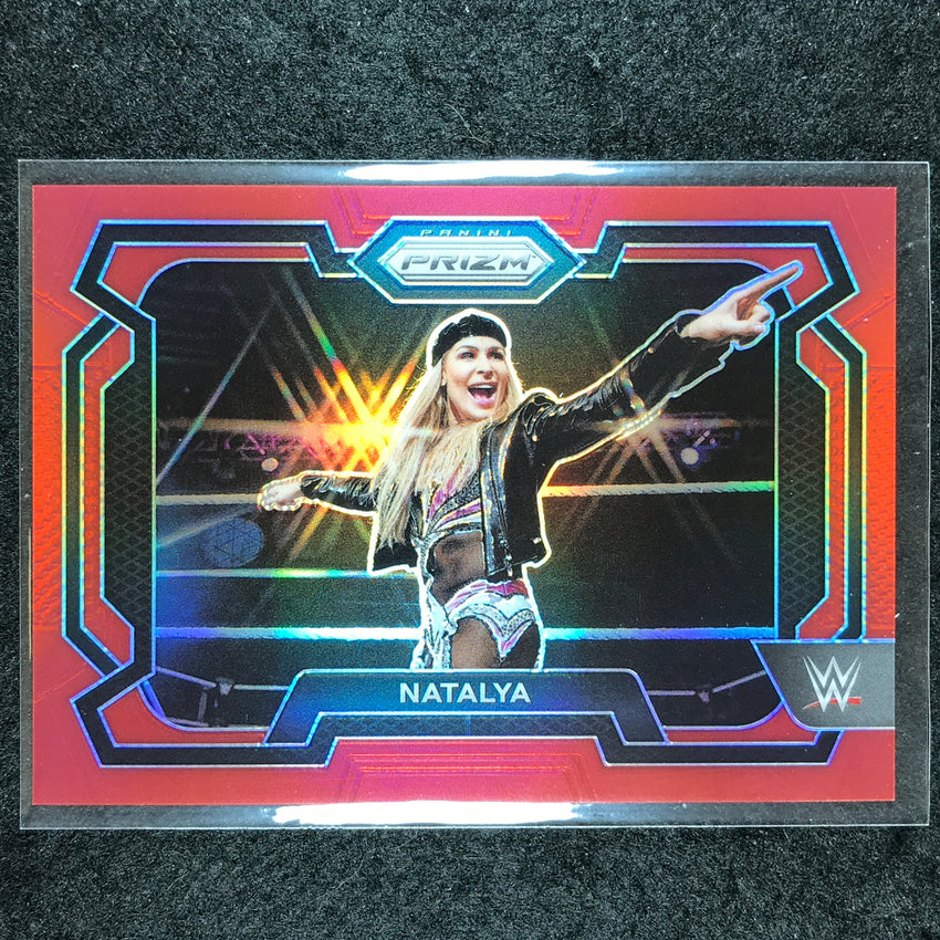 2024 Prizm WWE NATALYA Base Horizontal Red 229/299 #15