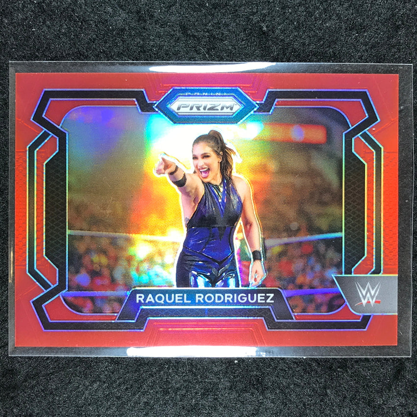 2024 Prizm WWE RAQUEL RODRIGUEZ Base Horizontal Red 3/299 #27