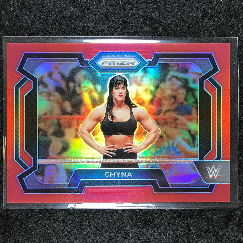 2024 Prizm WWE CHYNA Base Horizontal Red 112/299 #38