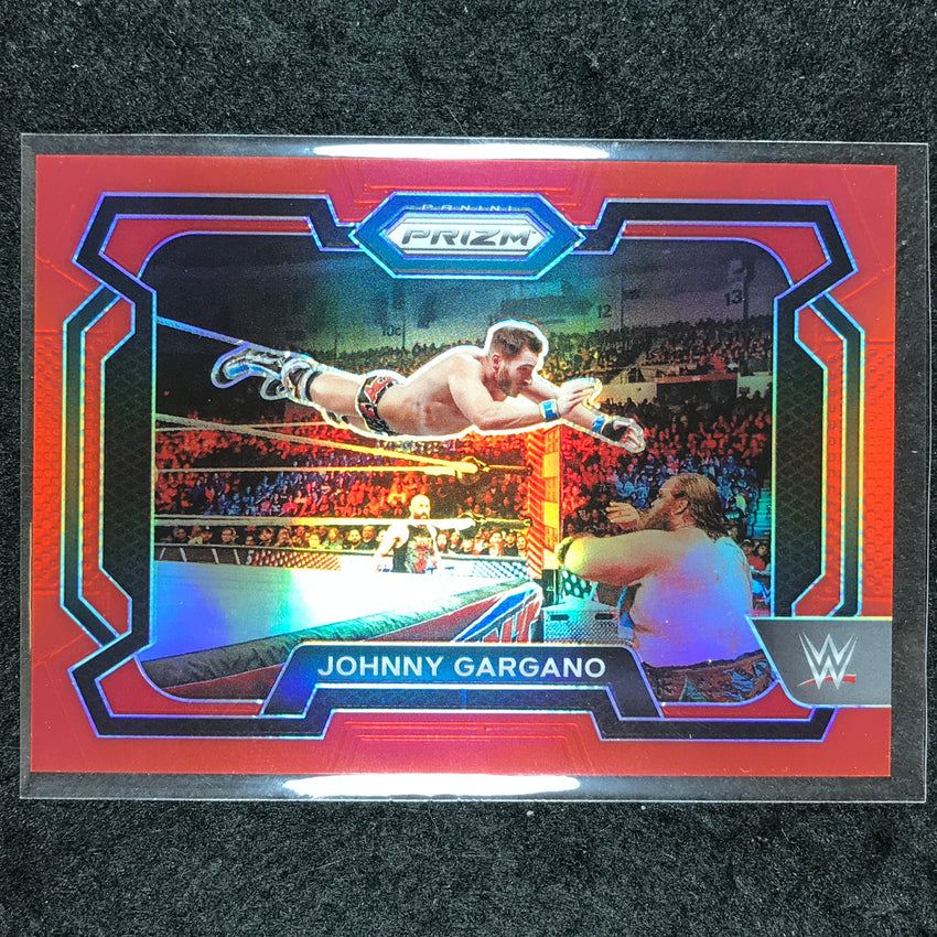 2024 Prizm WWE JOHNNY GARGANO Base Horizontal Red 183/299 #52