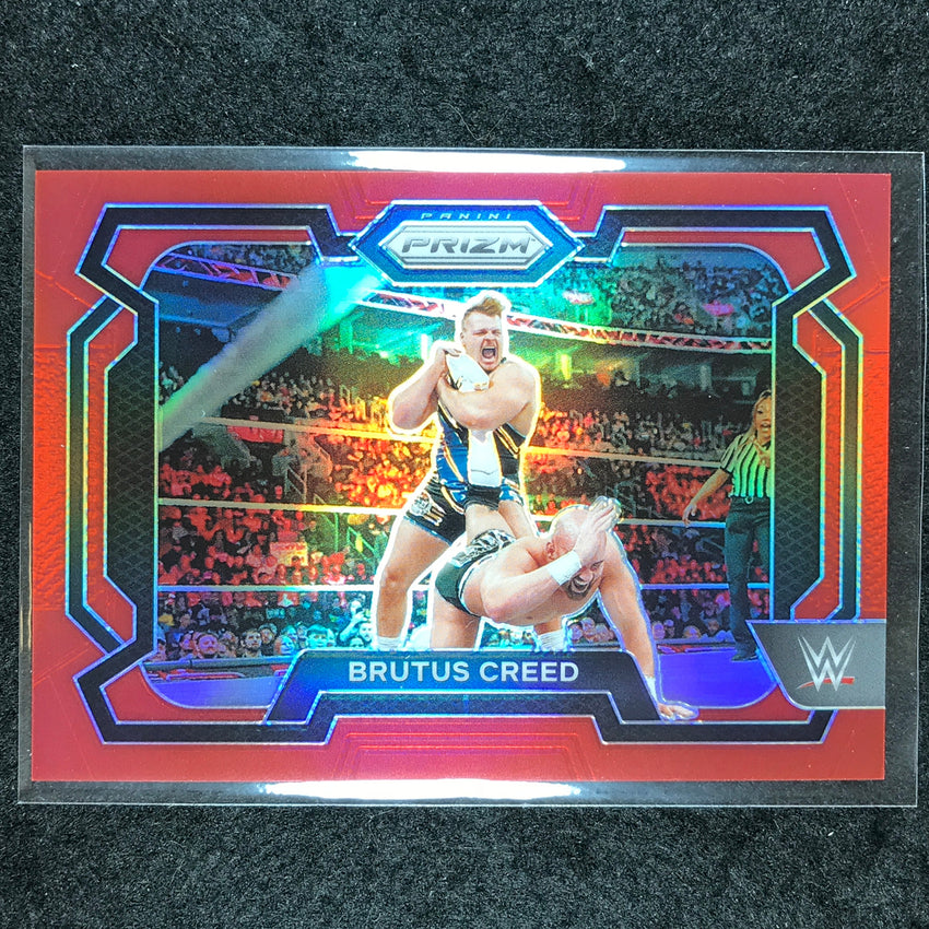 2024 Prizm WWE BRUTUS CREED Base Horizontal Red 151/299 #76