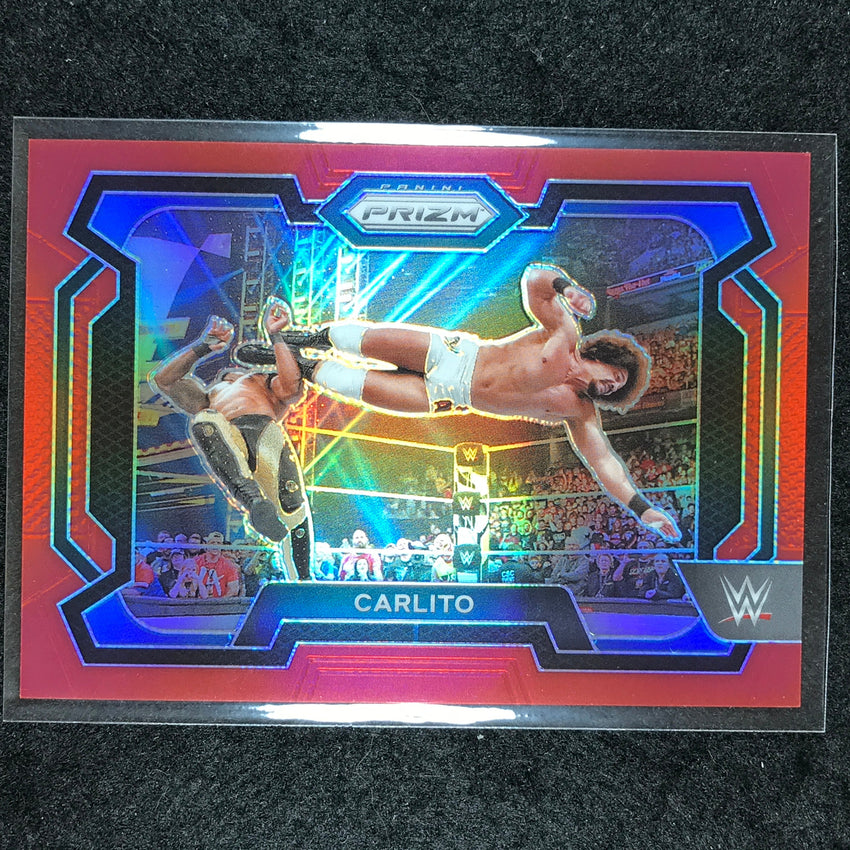 2024 Prizm WWE CARLITO Base Horizontal Red 56/299 #86