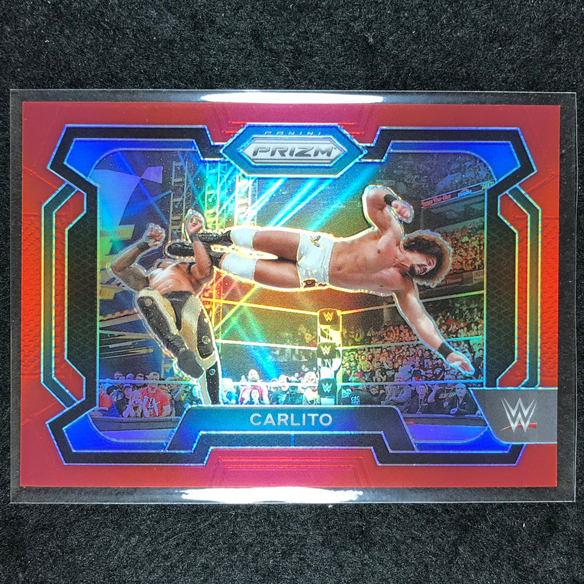 2024 Prizm WWE CARLITO Base Horizontal Red 166/299 #86