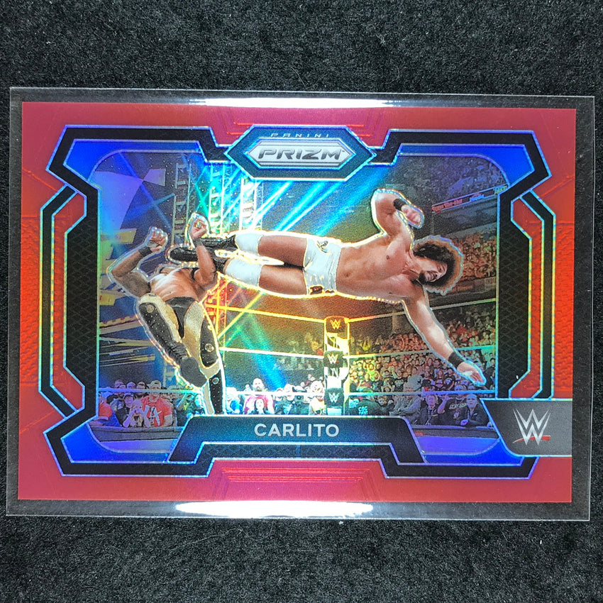 2024 Prizm WWE CARLITO Base Horizontal Red 194/299 #86