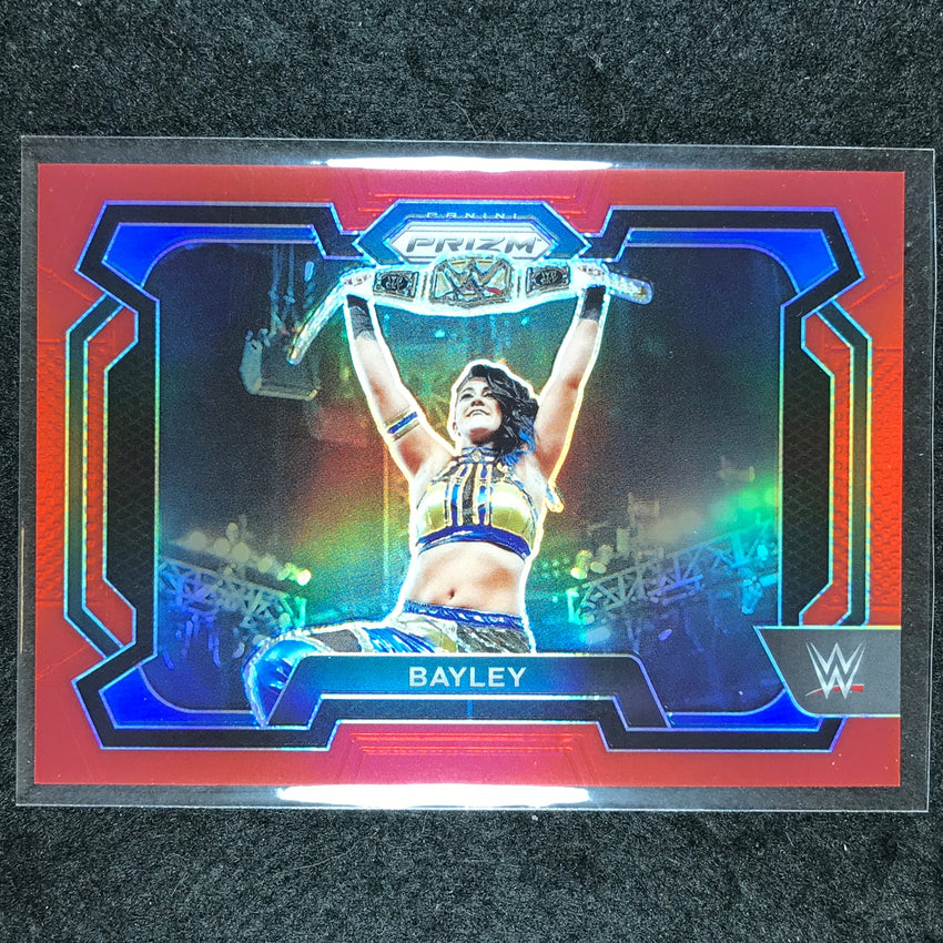 2024 Prizm WWE BAYLEY Base Horizontal Red 243/299 #94