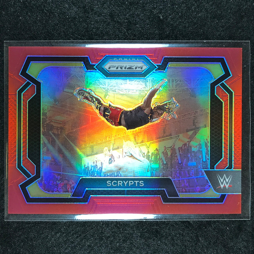 2024 Prizm WWE SCRYPTS Base Horizontal Red 151/299 #97