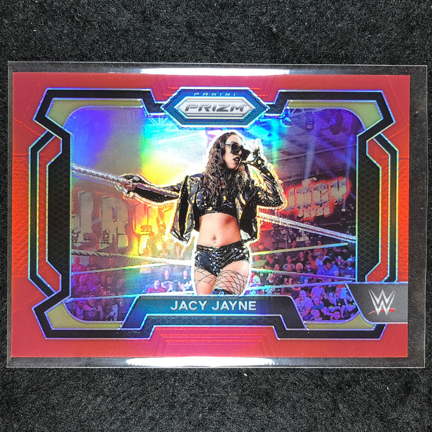 2024 Prizm WWE JACY JAYNE Base Horizontal Red 228/299 #100