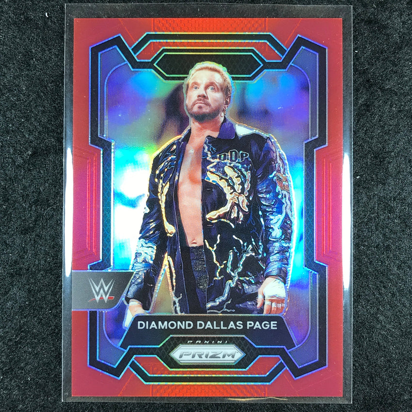 2024 Prizm WWE DIAMOND DALLAS PAGE Base Vertical Red 75/299 #152