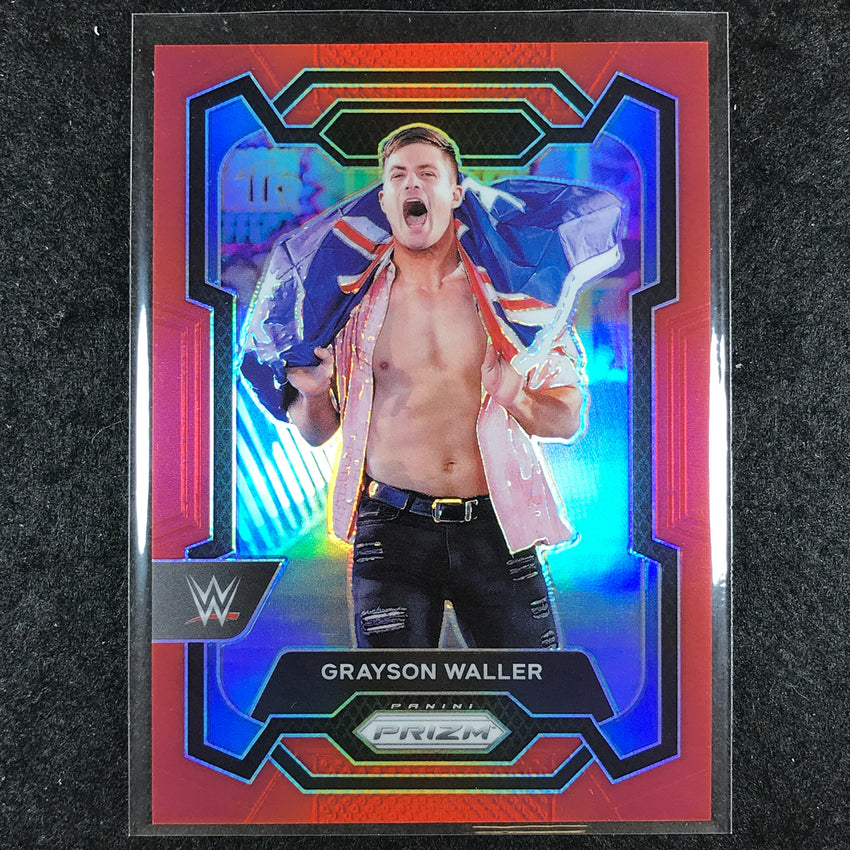 2024 Prizm WWE GRAYSON WALLER Base Vertical Red 31/299 #154