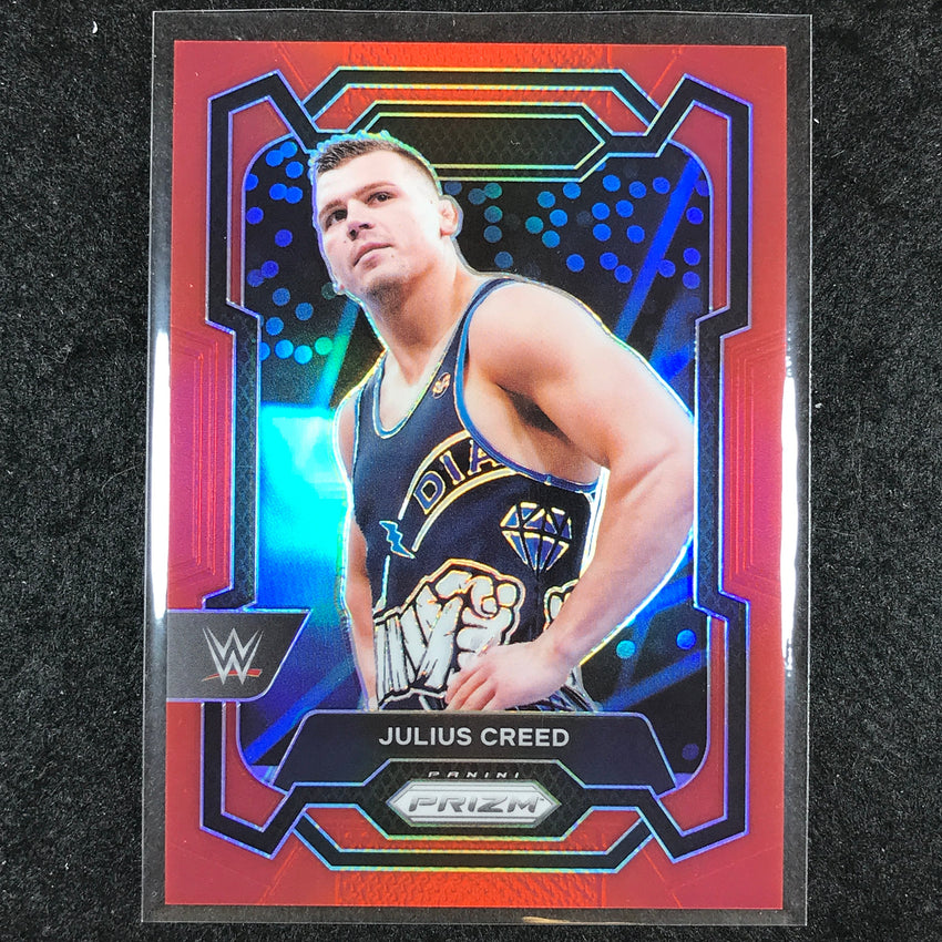 2024 Prizm WWE JULIUS CREED Base Vertical Red 198/299 #176