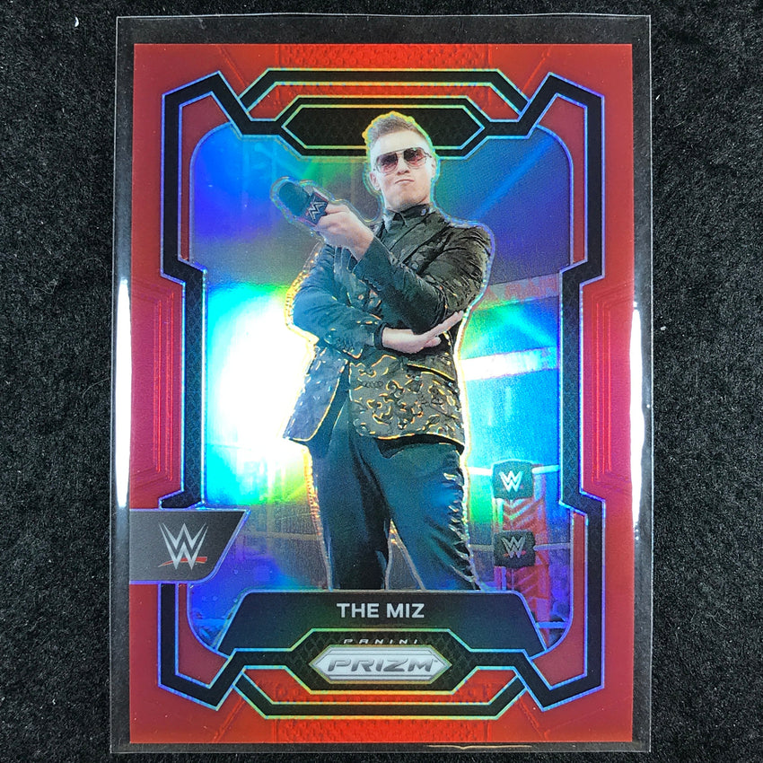 2024 Prizm WWE THE MIZ Base Vertical Red 266/299 #183
