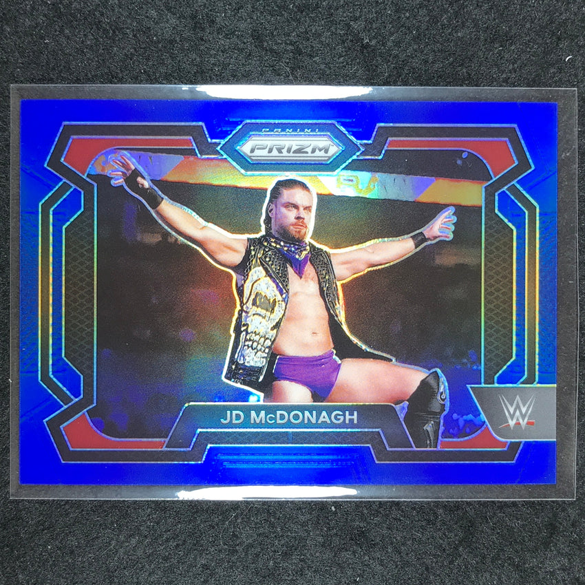 2024 Prizm WWE JD MCDONAGH Base Horizontal Blue 191/199 #22