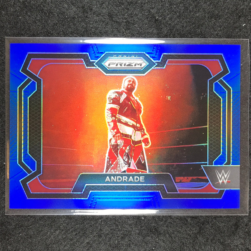 2024 Prizm WWE ANDRADE Base Horizontal Blue 30/199 #44
