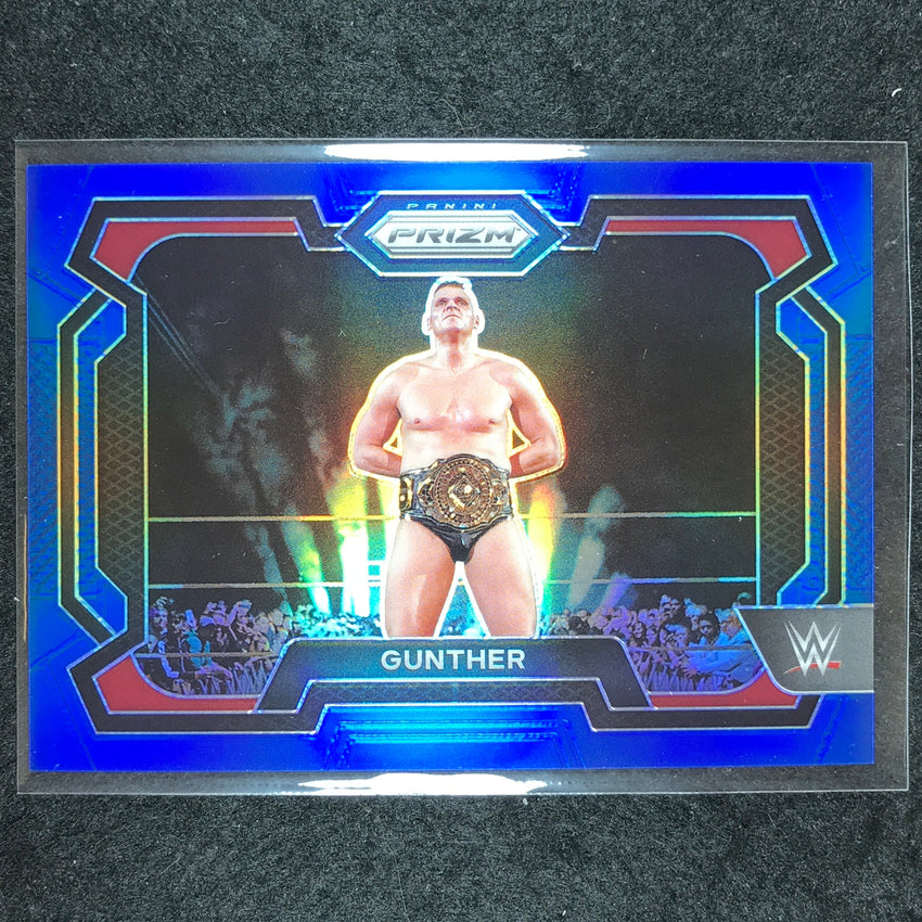 2024 Prizm WWE GUNTHER Base Horizontal Blue 164/199 #50