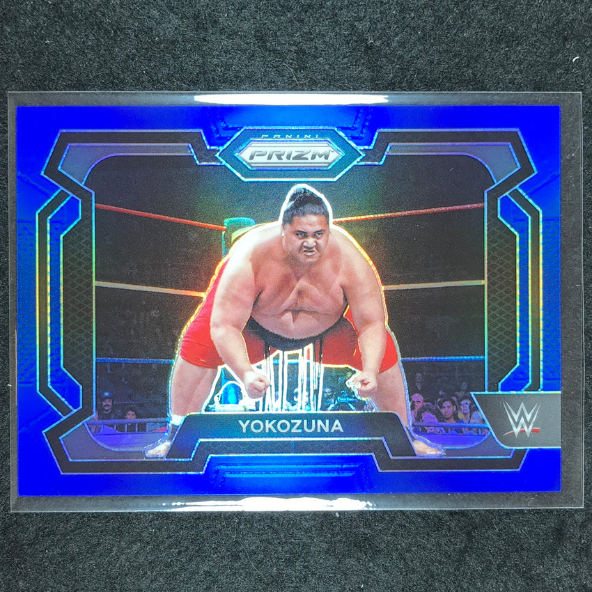 2024 Prizm WWE YOKOZUNA Base Horizontal Blue 156/199 #61