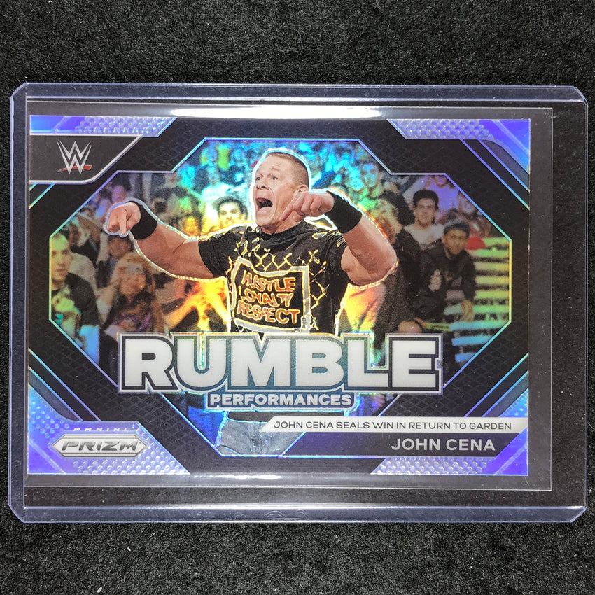 2024 Prizm WWE JOHN CENA Rumble Performances Silver #19