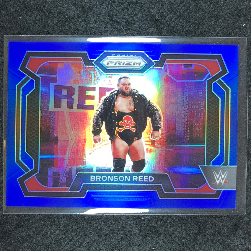 2024 Prizm WWE BRONSON REED Base Horizontal Blue 190/199 #66