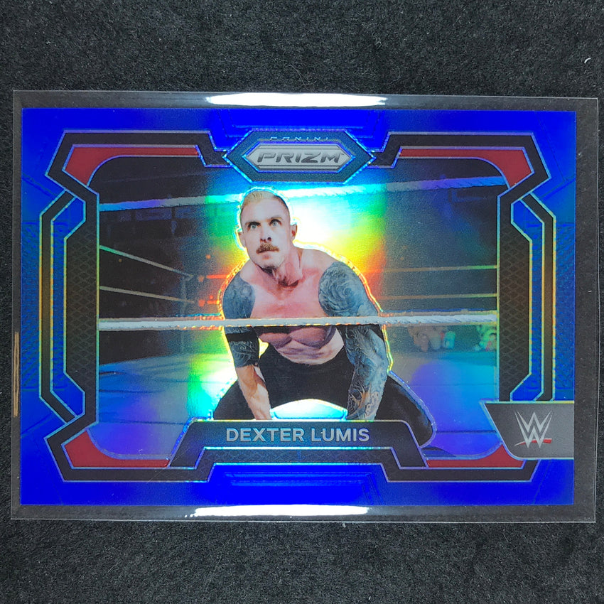2024 Prizm WWE DEXTER LUMIS Base Horizontal Blue 54/199 #78
