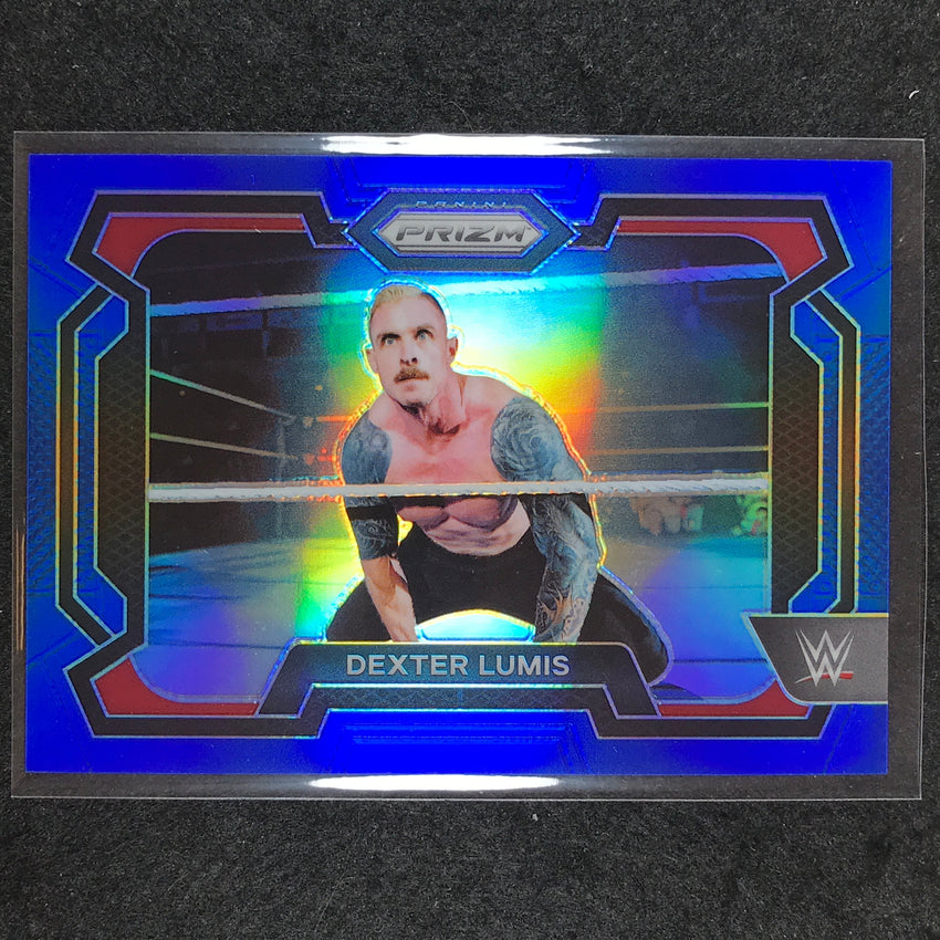 2024 Prizm WWE DEXTER LUMIS Base Horizontal Blue 172/199 #78