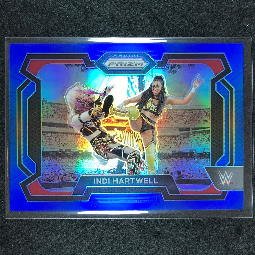 2024 Prizm WWE INDI HARTWELL Base Horizontal Blue 31/199 #80