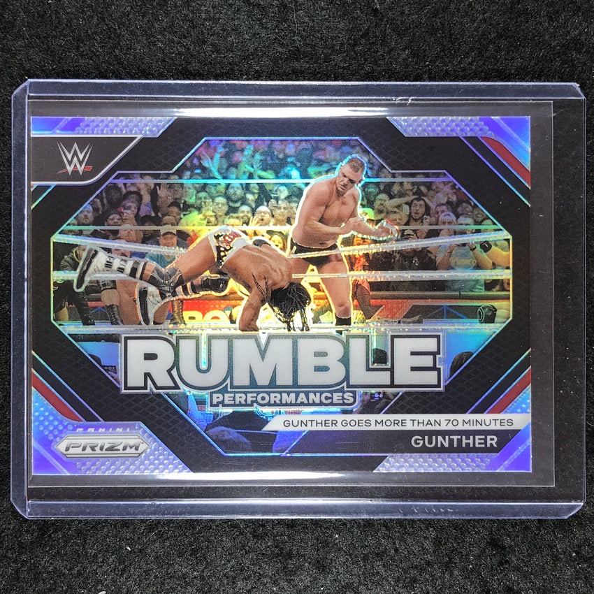 2024 Prizm WWE GUNTHER Rumble Performances Silver #20