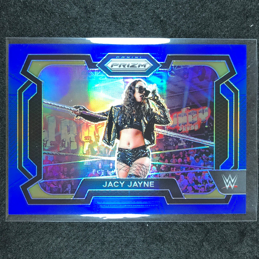 2024 Prizm WWE JACY JAYNE Base Horizontal Blue 166/199 #100