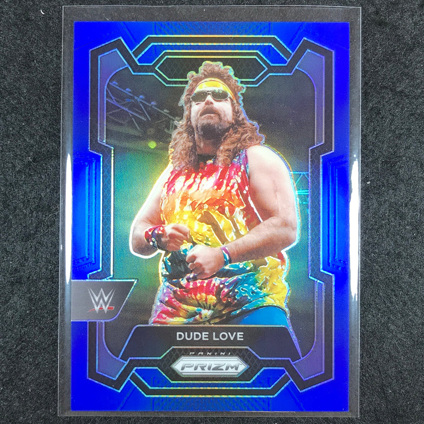 2024 Prizm WWE DUDE LOVE Base Vertical Blue 80/199 #119