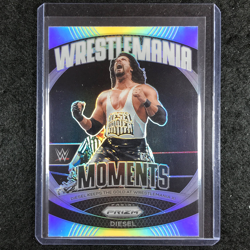 2024 Prizm WWE DIESEL Wrestlemania Moments Silver #2