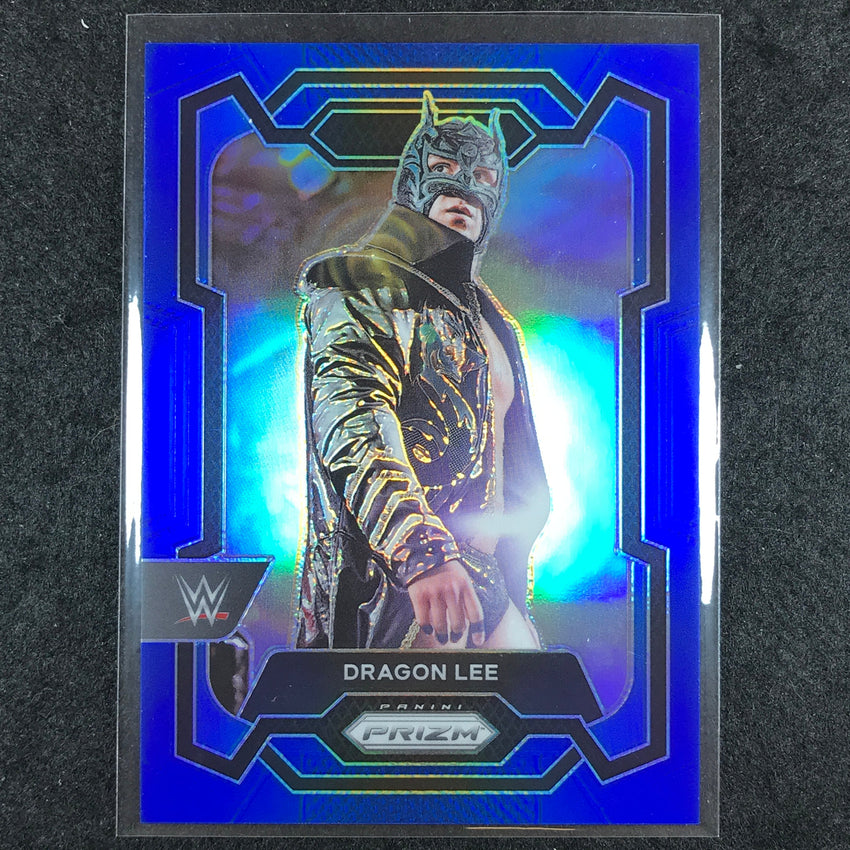2024 Prizm WWE DRAGON LEE Base Vertical Blue 139/199 #172