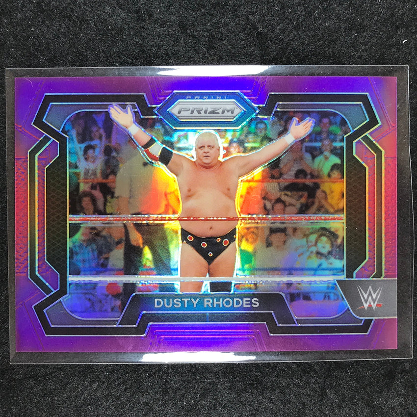 2024 Prizm WWE DUSTY RHODES Base Horizontal Purple 79/149 #10