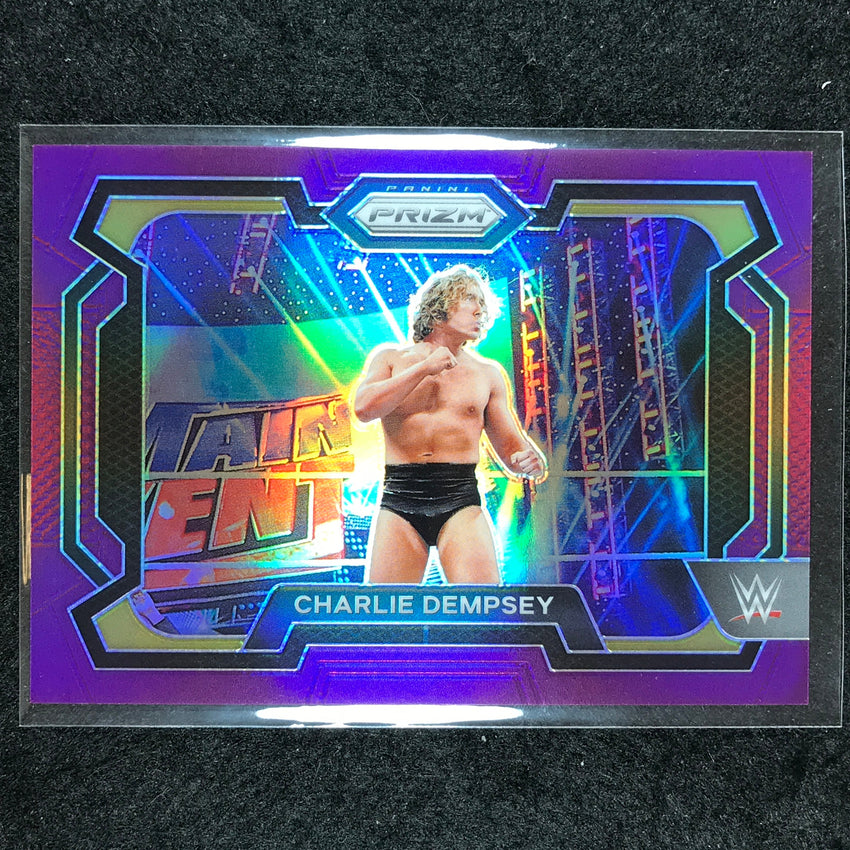 2024 Prizm WWE CHARLIE DEMPSEY Base Horizontal Purple 101/149 #18