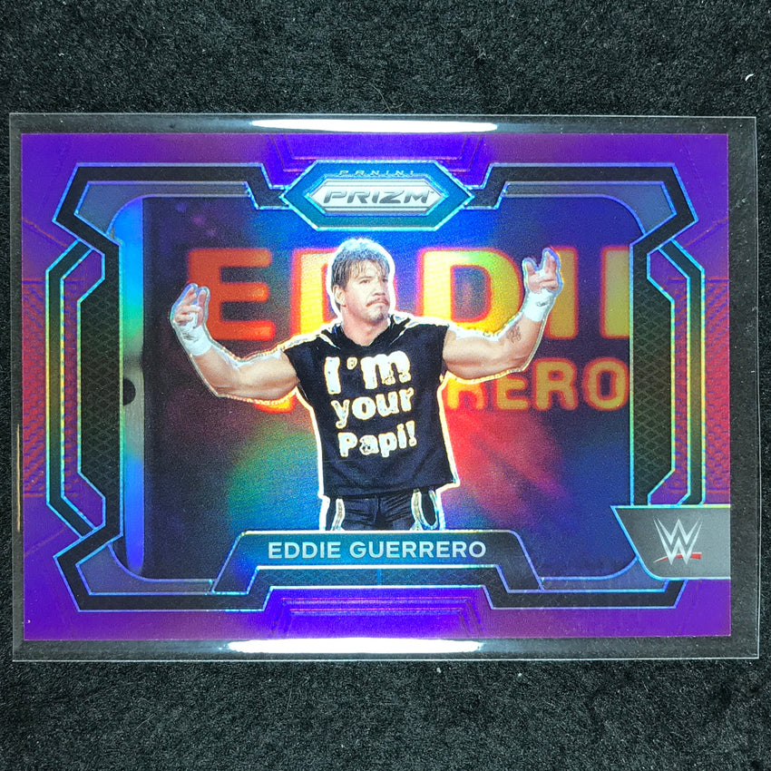 2024 Prizm WWE EDDIE GUERRERO Base Horizontal Purple 85/149 #20