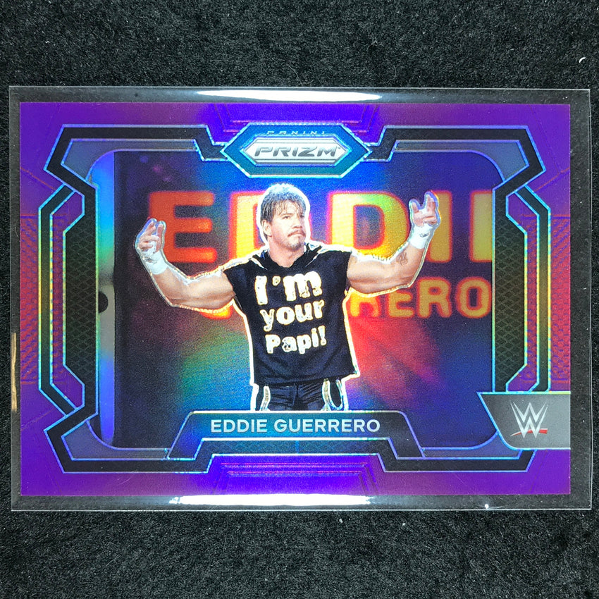 2024 Prizm WWE EDDIE GUERRERO Base Horizontal Purple 109/149 #20