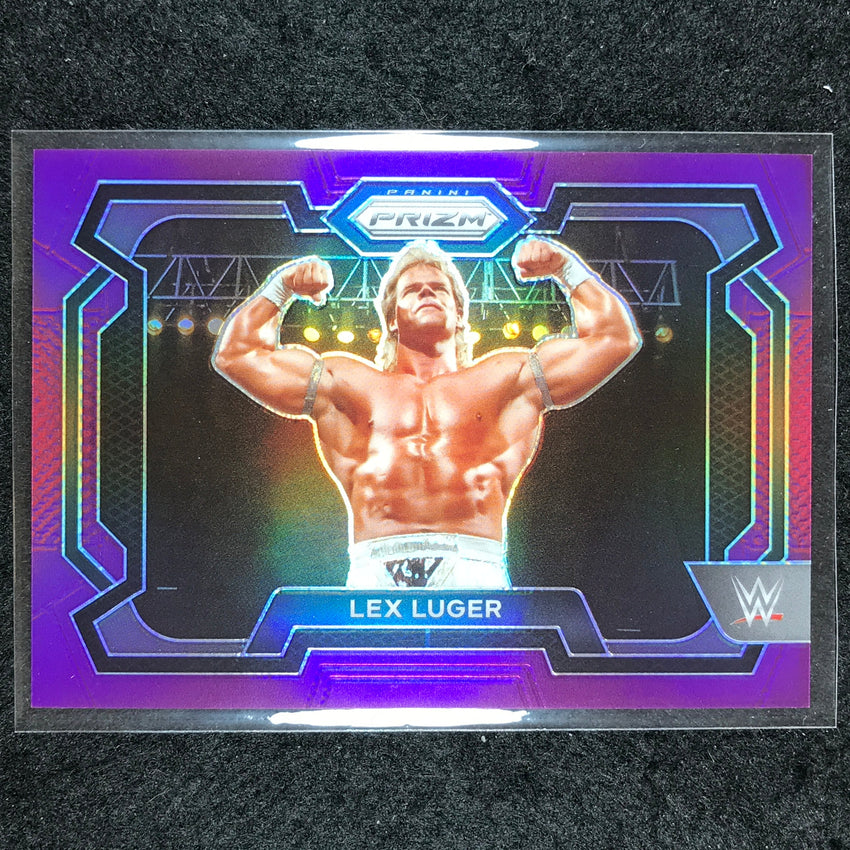 2024 Prizm WWE LEX LUGER Base Horizontal Purple 17/149 #33