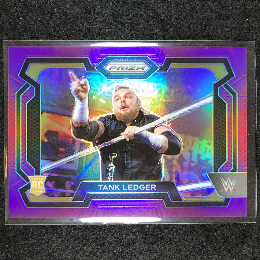 2024 Prizm WWE TANK LEDGER Rookie Base Horizontal Purple 100/149 #69