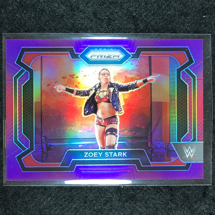 2024 Prizm WWE ZOEY STARK Base Horizontal Purple 117/149 #81