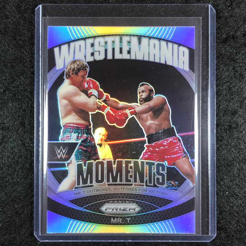 2024 Prizm WWE MR. T Wrestlemania Moments Silver #12