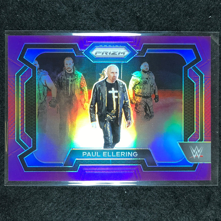 2024 Prizm WWE PAUL ELLERING Base Horizontal Purple 88/149 #95