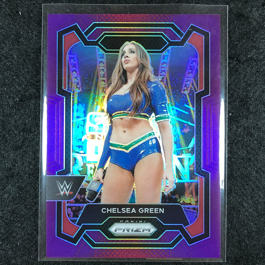 2024 Prizm WWE CHELSEA GREEN Base Vertical Purple 49/149 #112