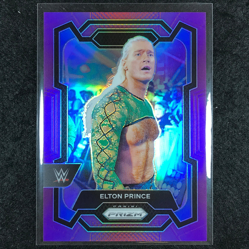 2024 Prizm WWE ELTON PRINCE Base Vertical Purple 89/149 #124