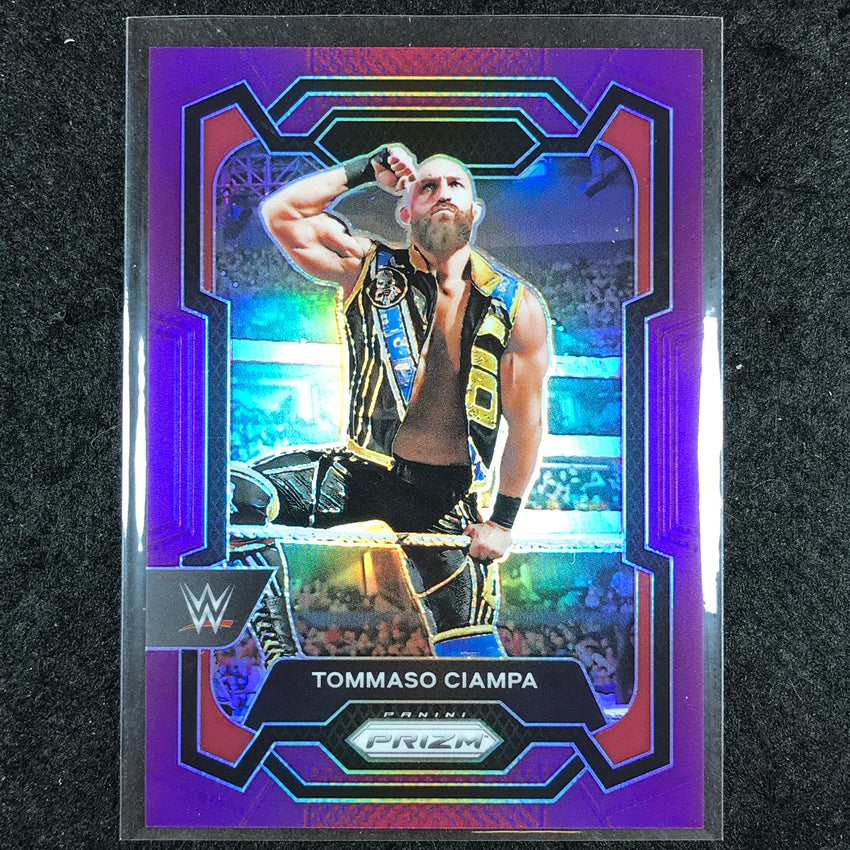 2024 Prizm WWE TOMMASO CIAMPA Base Vertical Purple 90/149 #125