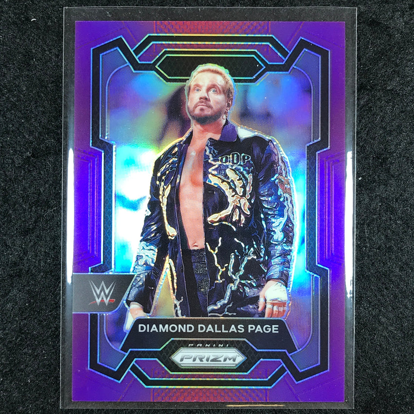 2024 Prizm WWE DIAMOND DALLAS PAGE Base Vertical Purple 147/149 #152