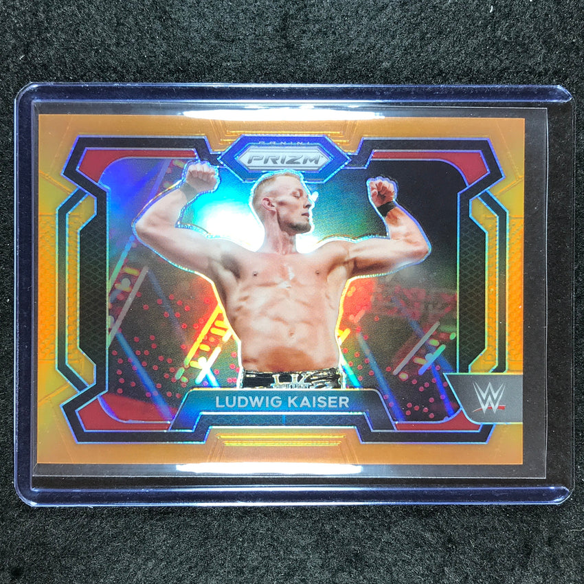 2024 Prizm WWE LUDWIG KAISER Base Horizontal Orange 27/99 #53