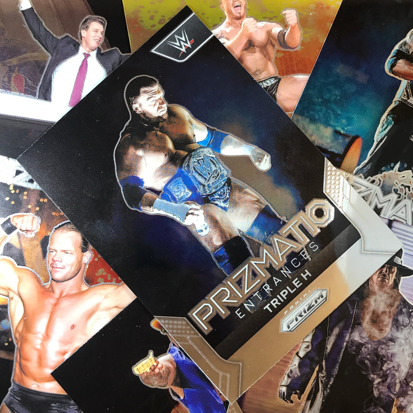 2024 Prizm WWE THE ROCK Prizmatic Entrances Base #12