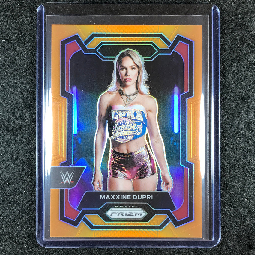 2024 Prizm WWE MAXXINE DUPRI Base Vertical Orange 3/99 #129