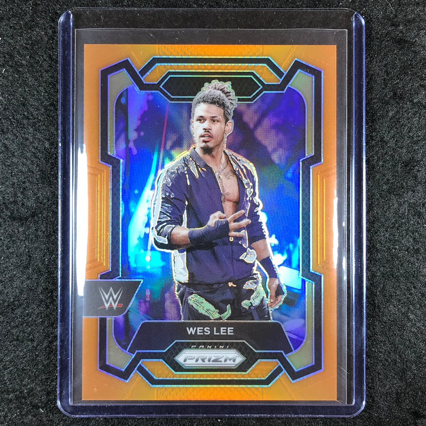 2024 Prizm WWE WES LEE Base Vertical Orange 58/99 #165