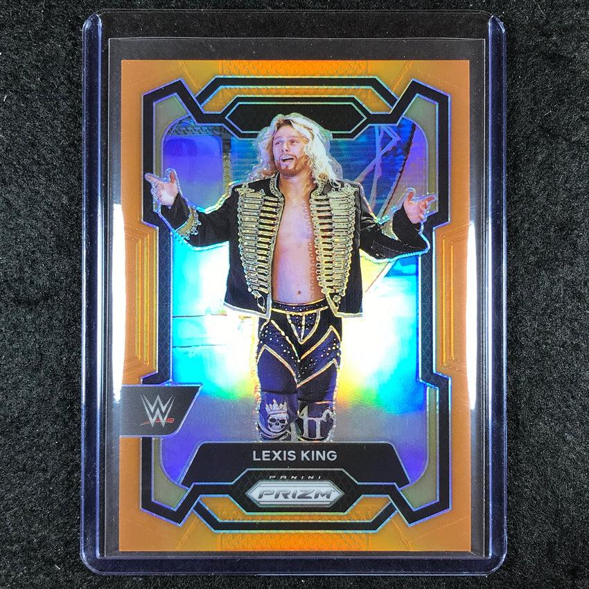 2024 Prizm WWE LEXIS KING Base Vertical Orange 74/99 #167