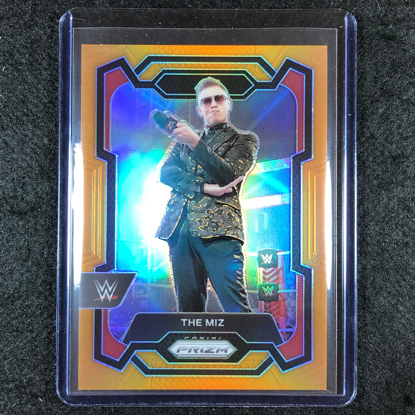 2024 Prizm WWE THE MIZ Base Vertical Orange 49/99 #183
